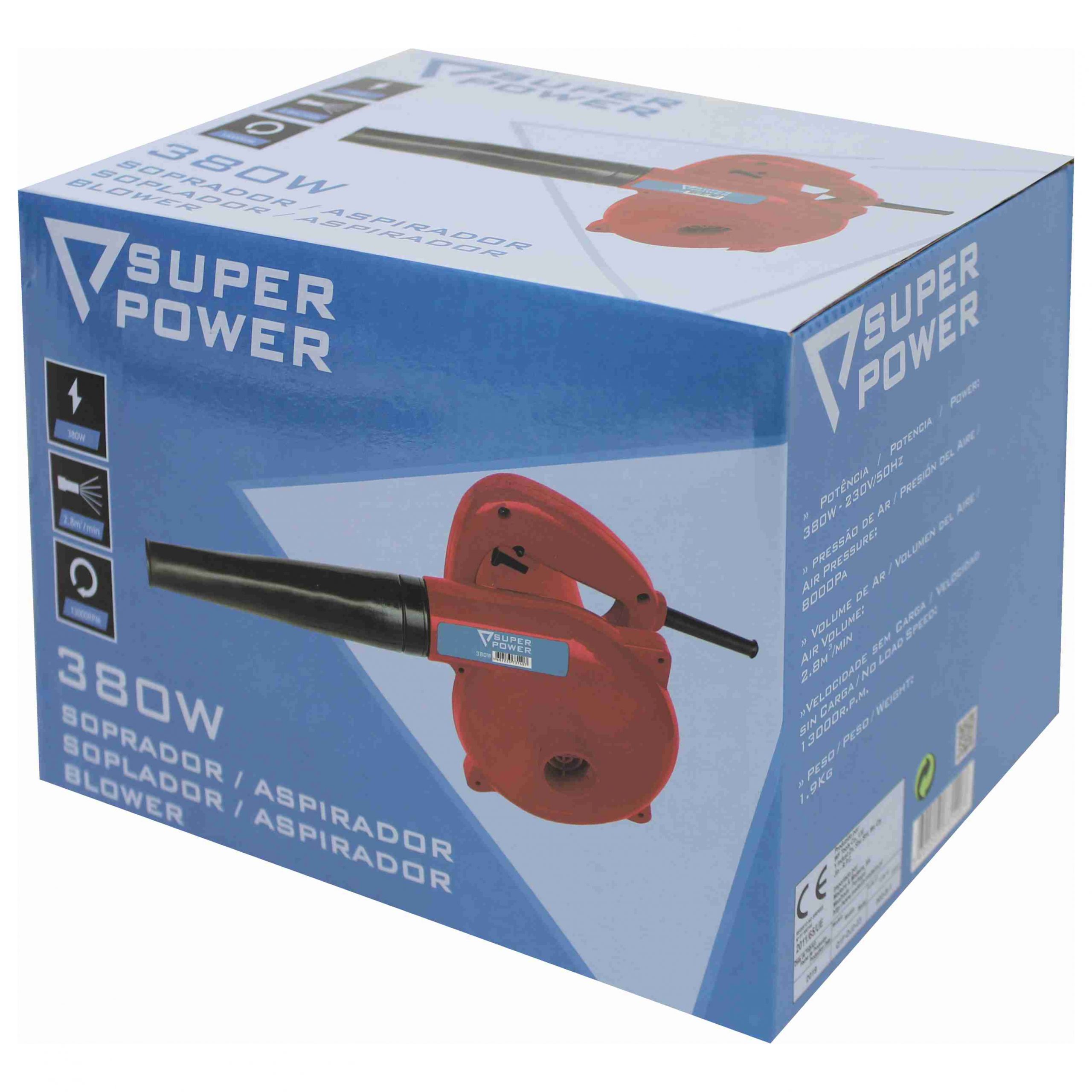 Soprador e Aspirador 380W - SUPER POWER - Mader - Image 4