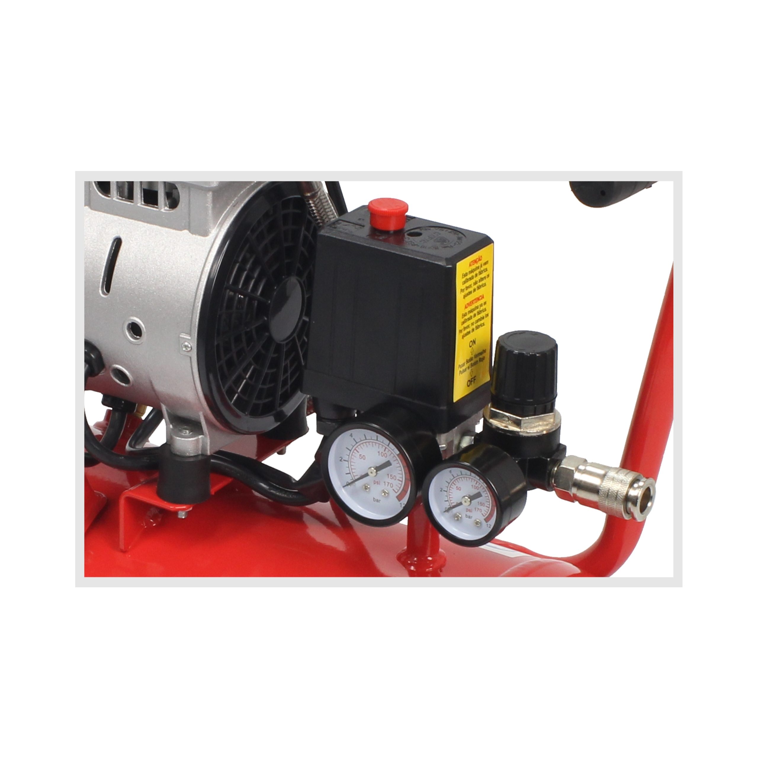 Compressor de Ar, Monobloco, 50L, 2HP, Cabeça Dupla - Mader - Image 5