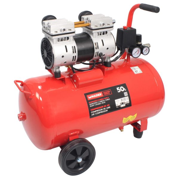 Compressor de Ar, Monobloco, 50L, 2HP, Cabeça Dupla - Mader - Image 7