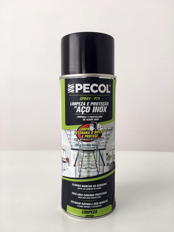 Spray Proteção e Limpeza de Aço Inox P75  - Pecol
