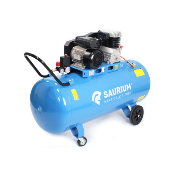 Compressor de Ar, Correia, 200L, 3hp, 10Bar - SAURIUM