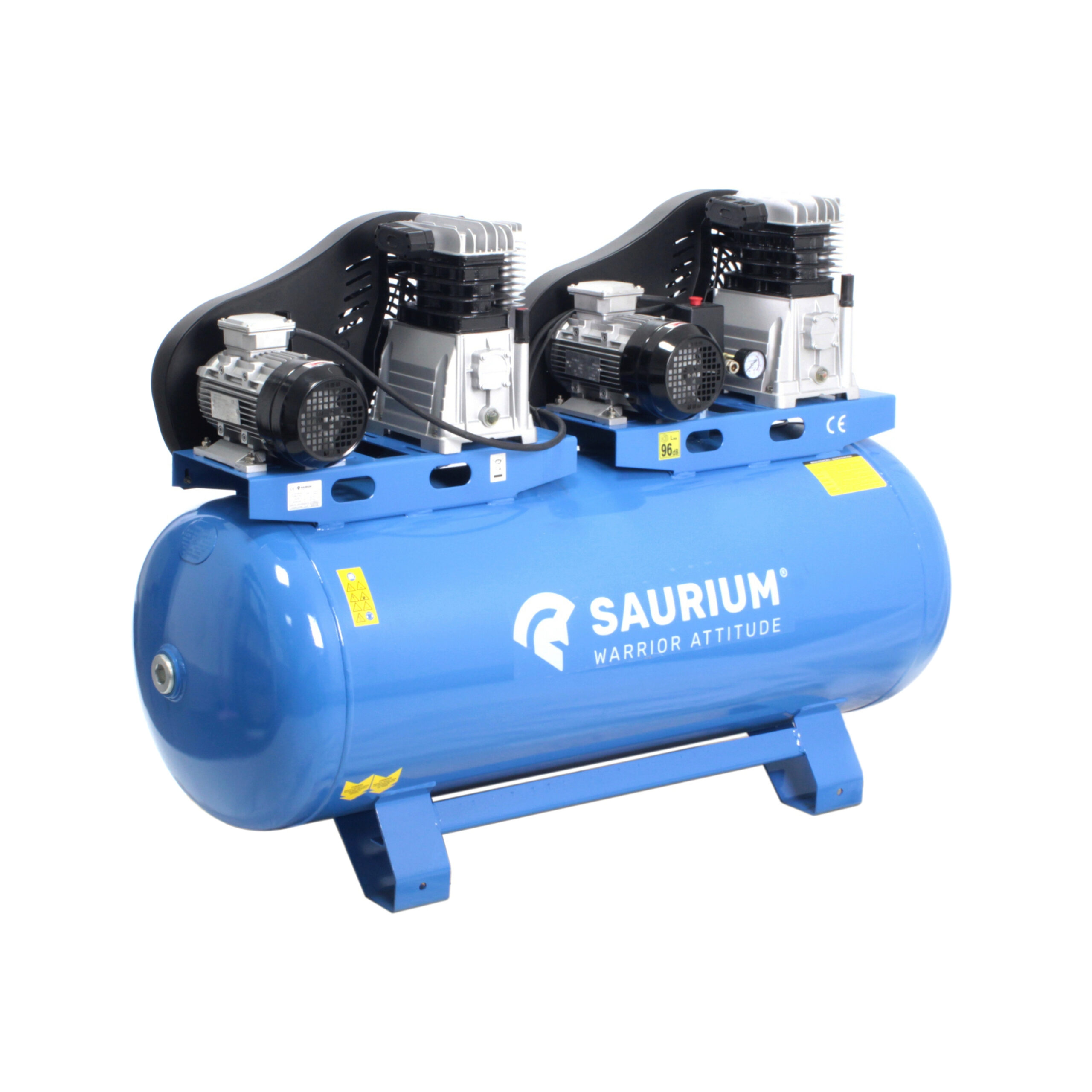 Compressor de Ar, Correia, 270L, 4 hp + 4 hp, 10Bar, Trifásico - SAURIUM - Image 5