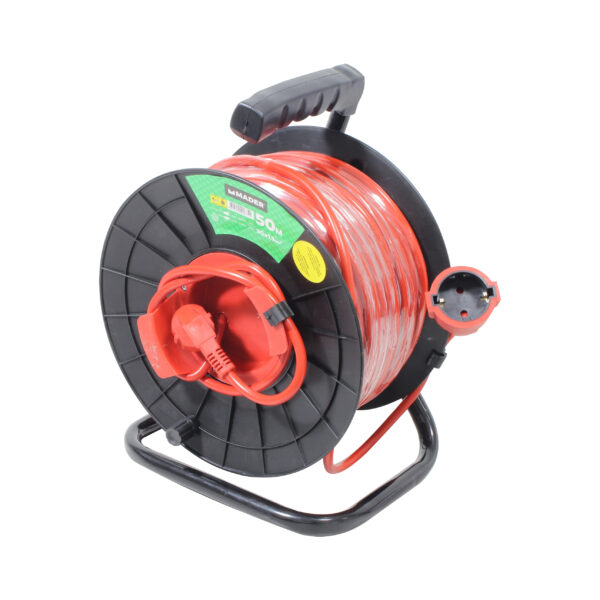 Extensão Elétrica, com Enrolador, Exterior, 50m, 3G x 1,5mm²- MADER | Home Tools - Mader