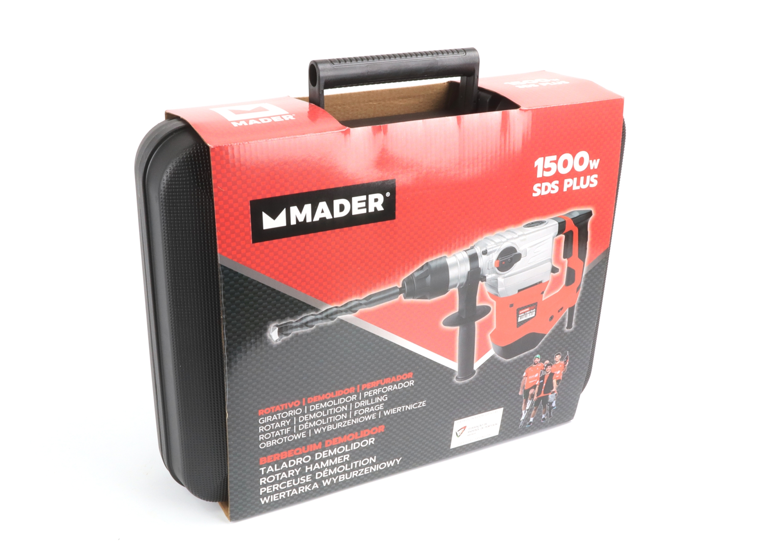 Berbequim Perfurador - Rotativo - Demolidor, 1500W, SDS PLUS - Mader - Image 12