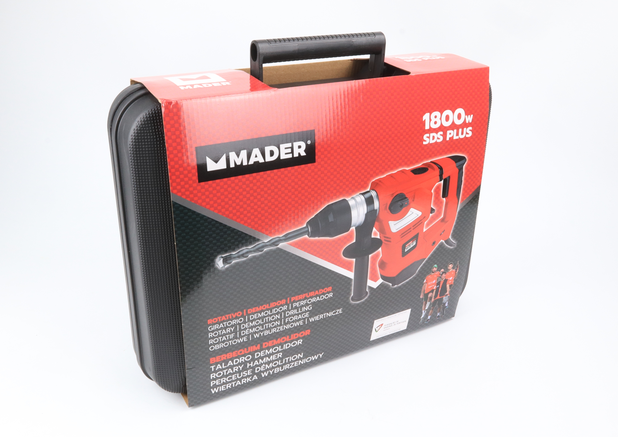 Berbequim Perfurador - Rotativo - Demolidor, 1800W, SDS PLUS - Mader - Image 9