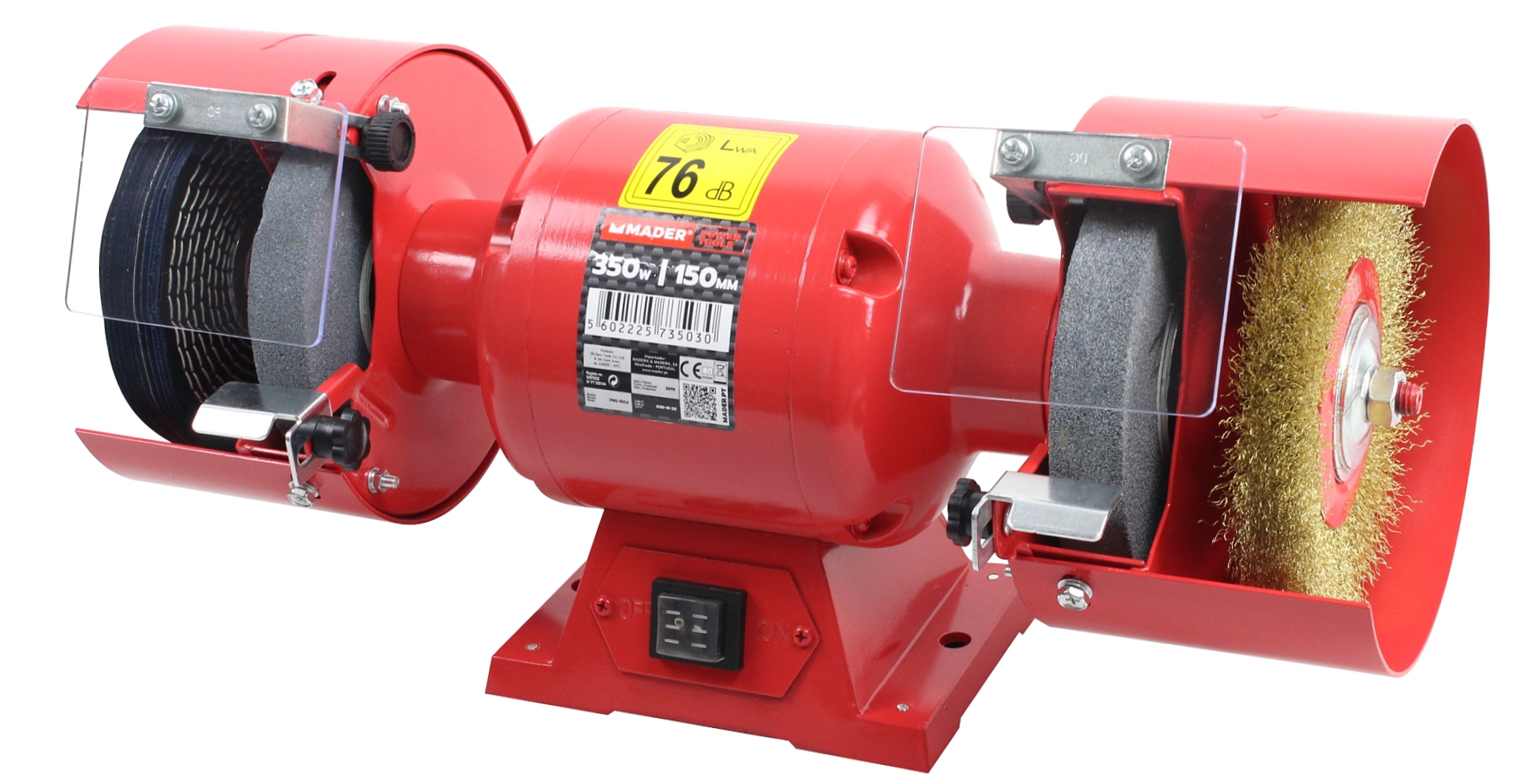 Esmeriladora Eléctrica, 150mm, 350W, Catrabucha e Polidora - Mader - Image 4