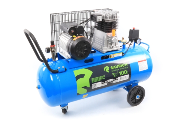 Compressor de Ar, Correia, 100L, 3hp, 10Bar - Saurium