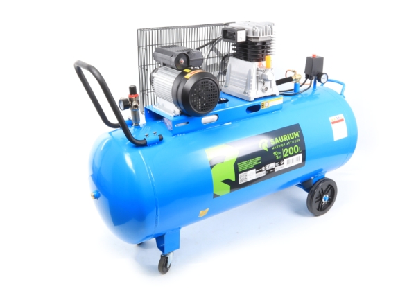 Compressor de Ar, Correia, 200L, 3hp, 10Bar - Saurium