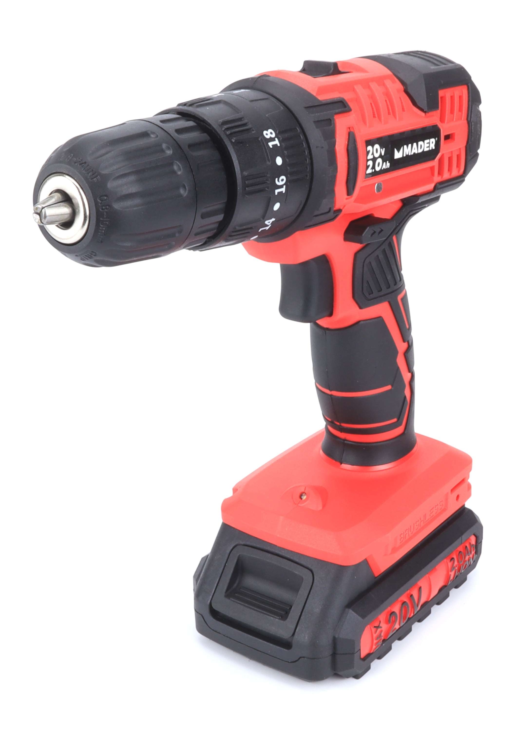 Berbequim a Bateria, 20V, 2 Baterias, Mala Transporte - Mader - Image 11