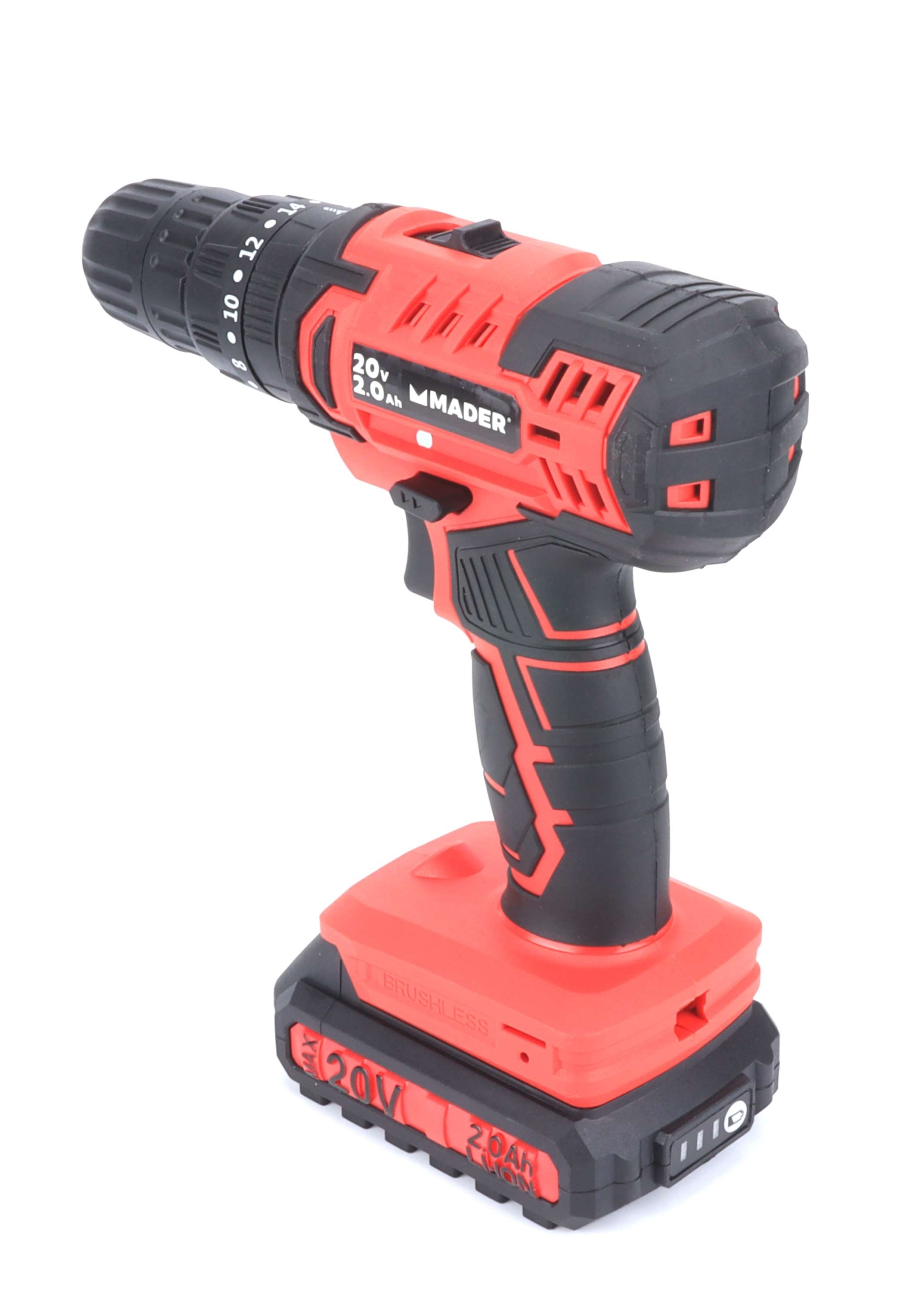 Berbequim a Bateria, 20V, 2 Baterias, Mala Transporte - Mader - Image 13