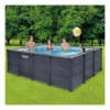 Piscina removível retangular Graphite Gray Panel 10.091 litros com estação de tratamento - 26396NP - Intex - Image 2
