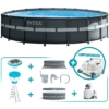 Pack de Poupança Piscina redonda Ultra XTR Ø549x132 cm 8 acessórios - 302 - Intex