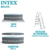 Pack de Poupança Piscina redonda Ultra XTR Ø549x132 cm 8 acessórios - 302 - Intex - Image 5