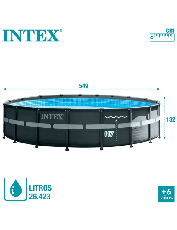 Pack de Poupança Piscina redonda Ultra XTR Ø549x132 cm 8 acessórios - 302 - Intex - Image 8