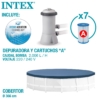 Pack de Poupança Piscina circular Prism Frame Ø366x99 cm 5 acessórios - 8.592 litros - 105 - Intex - Image 3