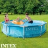 Pacote Poupança Piscina Circular Armação Metálica Ø305x76 cm 6 acessórios - 4.485 litros - 202 - Intex - Image 2