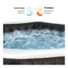 Spa Inflável Otogonal com bolhas e jatos Deluxe 1.098 litros - 218x71cm - 28462EX - INTEX - Image 9