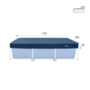 Cobertura rectangular da piscina 260x160 cm - 28036 - Intex - Image 4