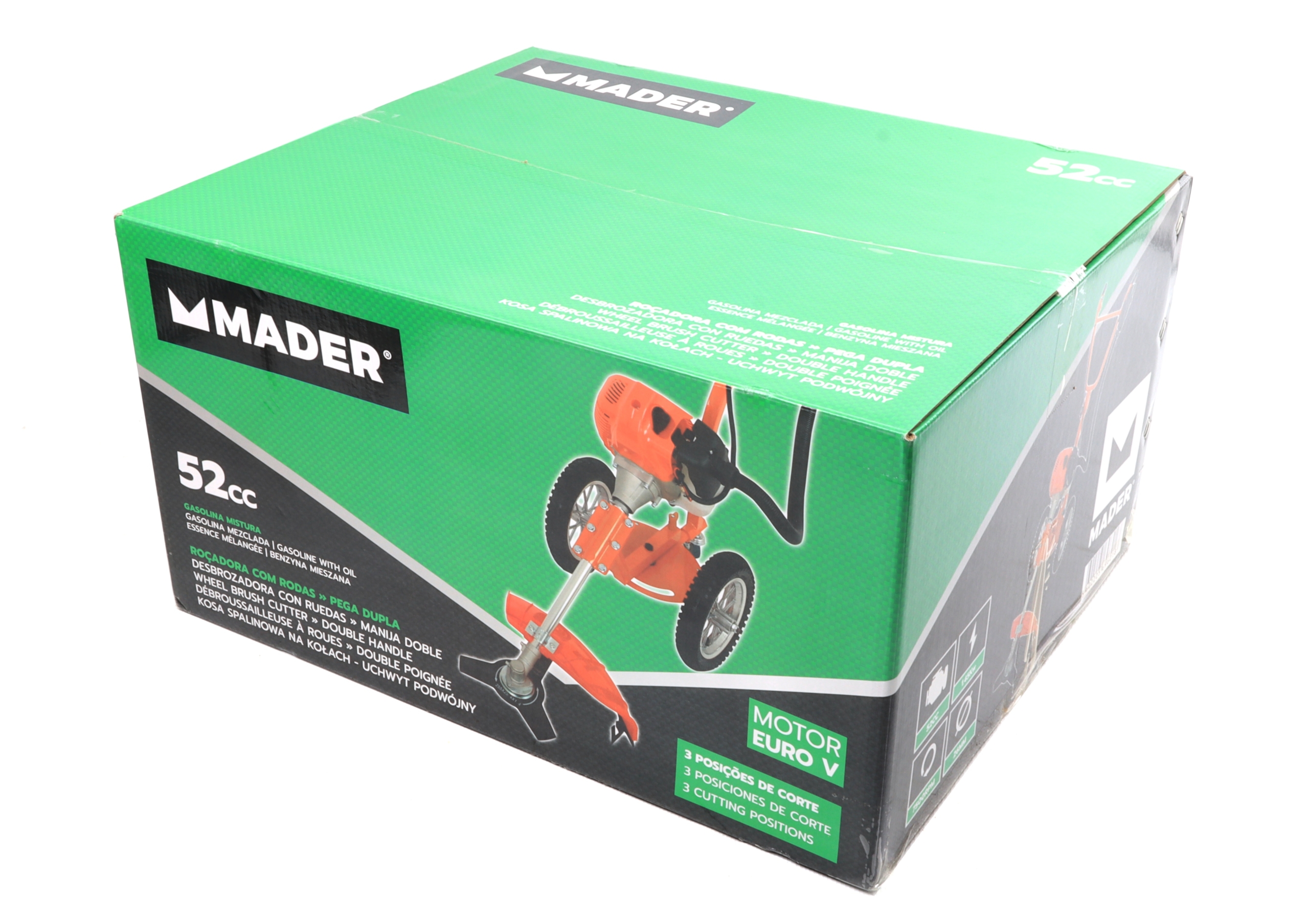 Roçadora, Rodas, 3 Posições, Pega Dupla, 52cc - Mader - Image 17